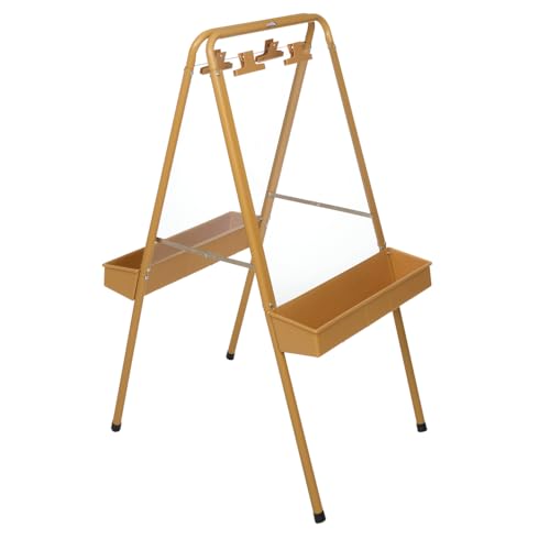 Colorations 2-Way Indoor/Outdoor Acrylic Panel Easel - style: 2-Station, Tan