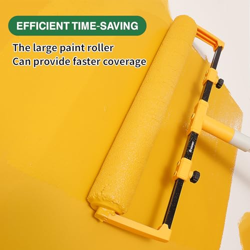 VOOMEY 18"Paint Roller Frame,The Adjustment Range is from 12" to18", Suitable for Large-Scale Painting Projects,Can be Used with an Extension Pole - size: 18"Paint Roller Frame