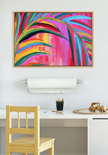 Kate and Laurel Sylvie Blank Framed Canvas Wall Art, 23x33 Natural, Modern Empty Canvas for Paint-Your-Own Art, Premium Canvas Already Framed - color: Natural, size: 23"L x 33"W