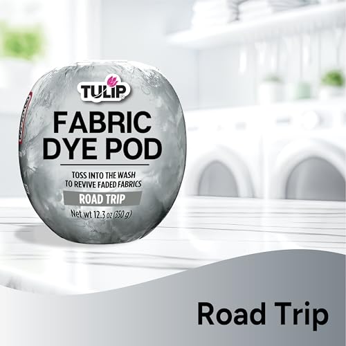 Tulip Fabric Dye Pod Road Trip (Gray), Dye for Washing Machines - color: Road Trip