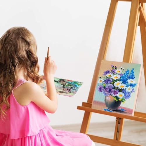 ADXCO 8 Pack Wood Panels 8 x 8 Inch Unfinished Wood Canvas Wooden Panel Boards for Painting, Pouring, Arts Use with Oils, Acrylics - size: 8 x 8 inch