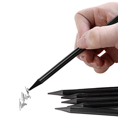 Woodless Pencil Set 6 Pcs Black Graphite Pencil Set Art Supplies Non-Wood Artist Pencil Charcoal Sticks Artist Beginner Sketch Tool Dawing Supplies for Sketch & Shading Pencils,HB 2B 4B 6B 8B EE