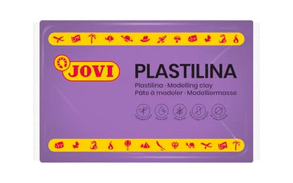 Jovi - Non-Hardening Modeling Clay, 3 lb Total, 4 Purple Bars, 0.77 lb Each | Arts and Crafts Non-Toxic and Gluten Free Plasticine - color: Purple