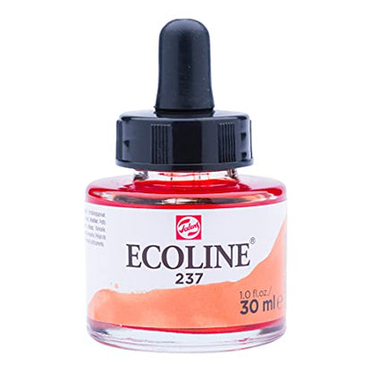 Ecoline Liquid Watercolour Bottle 30 ml Deep orange 237 (11252371) - color: Deep Orange