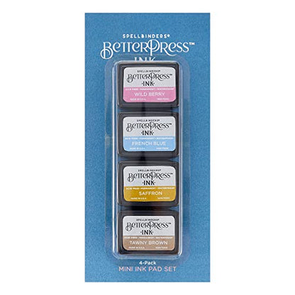 Spellbinders BetterPress Letterpress Ink Pad & Reinkers Bundle (Nature) - color: Nature