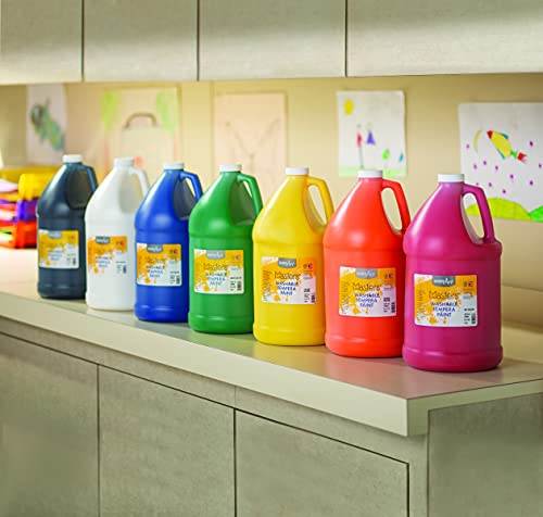 Gallon Washable Tempera Paint, Yellow, 1 Gallon | Art Class, Crafting Supplies - color: Yellow