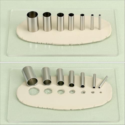 QWORK 24-Piece Clay Sculpting Tool Kit with Acrylic Roller, Sheets, Plastic Scraper, Stainless Steel Cutters, Polymer Clay Cutter Tools
