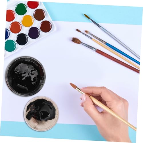 NUOBESTY Water-Based Printmaking Ink 300ml Bottle Black Pigment for Art Crafts DIY Watercolor Painting Supplies