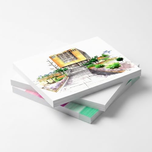 JWQFBC 300gsm A4/ Marker Paper for Markers & Ink, Bleed Resistant Paper for Artists, A3 Marker Paper - 300g - 20 Sheets - style: A3 Marker Paper - 300g - 20 Sheets