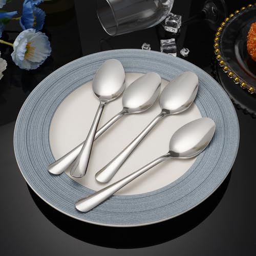 60 PCS Teaspoons Set - Windsor Stainless Steel Tea Spoons 5.9 Inch with Dishwasher Safe Small Spoons,Metal Dessert Spoon,Dinner Spoon Silverware for Home,Kitchen or Restaurant - size: 60-piece Tea Spoon