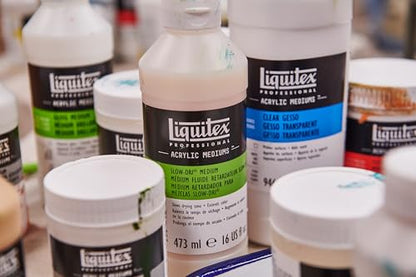 Liquitex Professional Gesso Surface Prep Medium, 118ml (4-oz), Clear - color: Clear, size: 4 Fl Oz (Pack of 1), style: 4-oz