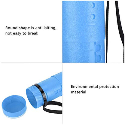 Adjustable Drafting Tube, Extendable Thickened Telescopic Collection Poster Storage Case with Upper Opening Design Drawing Tube for Artworks, Maps, Documents (Blue)