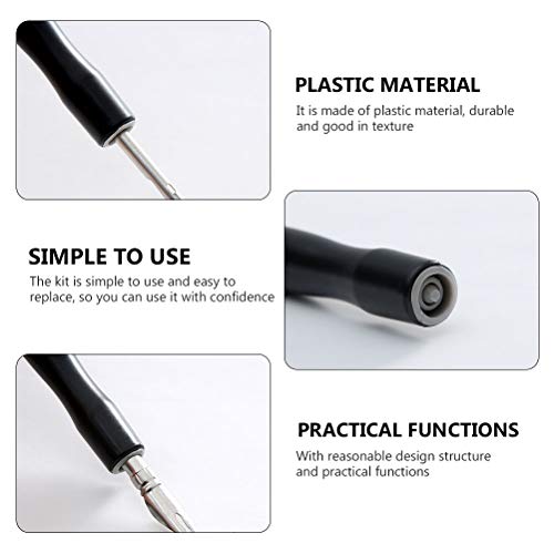 Tofficu Comic Dip Pen Holder Dip Pen Nib Holder for Manga Drawing and Calligraphy Easy Replacement Penholder for Thin Line Art Writing Supplies 5.11 in - color: Blackx2pcs