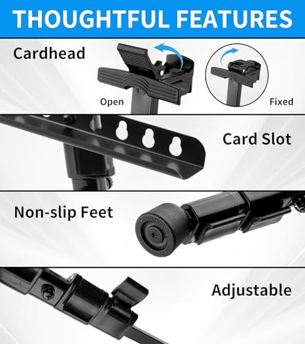 Display Easel Stand for Sign, Adjustable Portable 63'' Tripod with Carry Bag, Artist Easels Canvas Stand for Table-Top Displaying/Painting/Wedding Signs