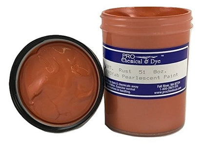 Pearlescent Textile Paint 8 oz. (Rust) - color: Rust