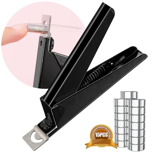 Black Premium Nail Clippers with Magnets Sizers for Acrylic Nails, Artificial Fake Nail False Nail Tip Cutter Trimmer Manicure Pedicure Sharp Blade Clip Tool For Salon Home Art Beauty - color: Straight Handle Black With Magnets