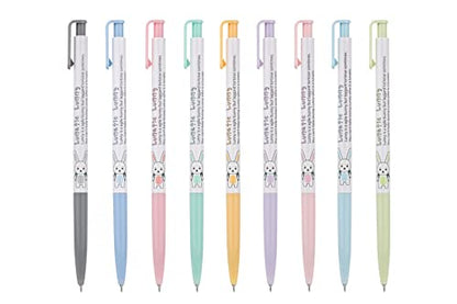 ZEESOON Xeno Lunatic Lunny 0.38mm Slim Ball Point Pen Dozen Box 12 Pcs, Made in Korea (Sky Blue 12pcs) - color: Sky Blue 12pcs