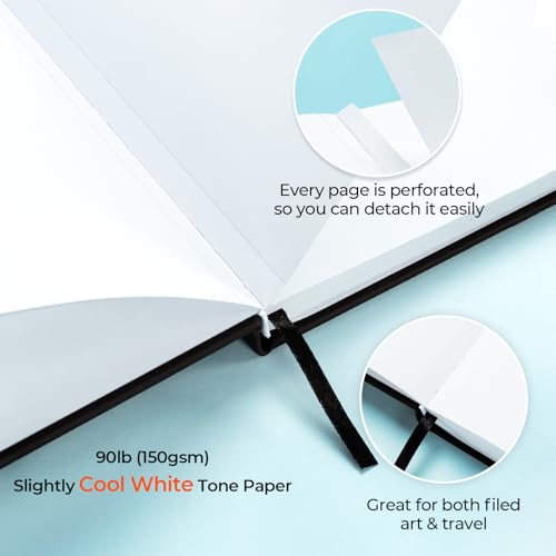 Ohuhu Marker Sketchbook + Double Sided Bleedproof Marker Sketchbook