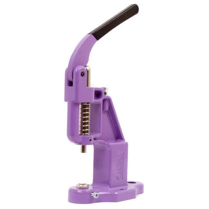 Hobby Trendy Hand Press Machine with Variety of Dies & Hole Punches Multi-Purpose Starter Bundle Grommet Eyelet Rivet and Snap Button Setting Tool Kit for Leather Canvas & Fabric(Lilac) - color: Lilac Press