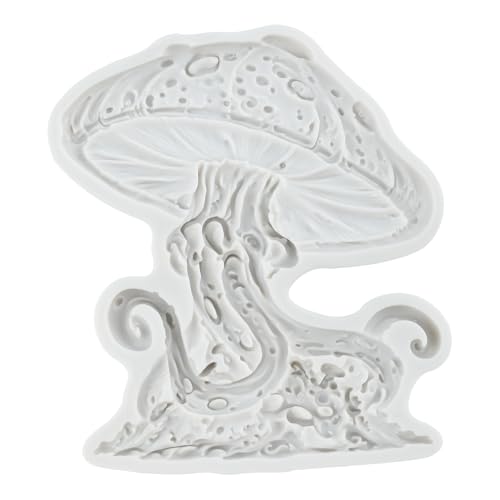 Mushroom Polymer Clay Silicone Mold for DIY Crafts Epoxy Resin Casting Air Dry Polymer Clay Plaster Jewelry Making - color: Style F
