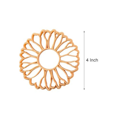 GOTO CLAY TOOLS Trinket Dish Cutter for Polymer Clay, Sunflower Trinket Dish Cutter, 4 inch Length, Embossed Polymer Clay Cutters, Sharp Edge - color: SUNFLOWER