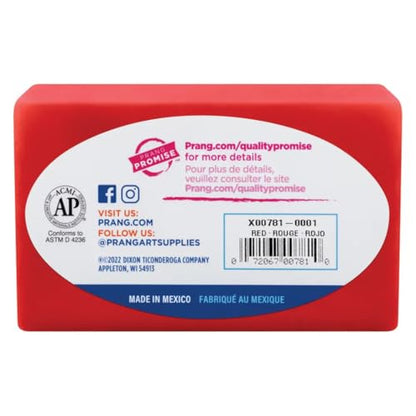 Prang Modeling Clay, Red, 1 lb. Block, Case of 12 Blocks, 192 oz. Total | Pliable, Non-Hardening, Non-Staining, Easy Clean-Up, Perfect for Preschool and Elementary Aged Children - color: Red, size: 1 lb. (Pack of 12)