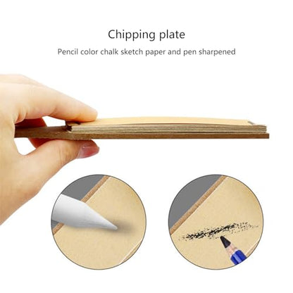 Art Blending Set Sketching Drawing Tools Includes Stumps Tortillions and Sandpapers for Artist Beginner for Drawing and Tortillions