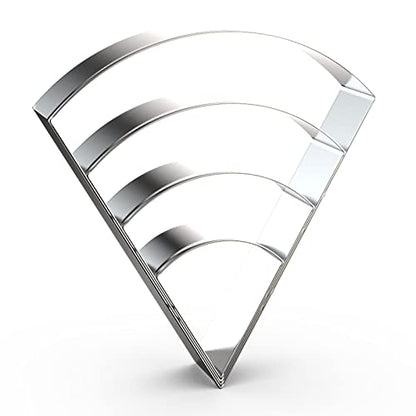 Pizza Slice Cookie Cutter Set Large - 5 Inch, 4 Inch, 3 Inch, 2 Inch - Geometric One-eighth Circle Candy Corn Geometric Cookie Cutters Shapes Molds - Stainless Steel - color: Pizza Slice