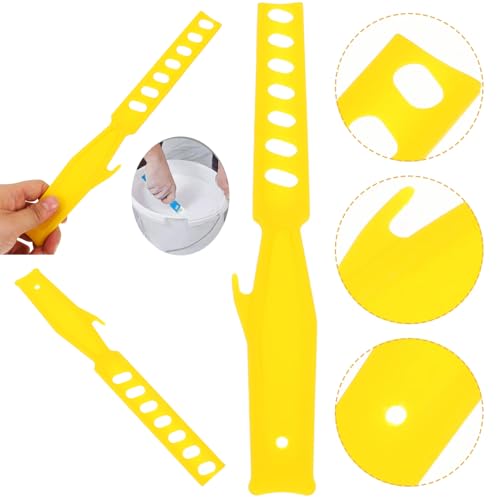 6 Pack Latex Paint Stir Sticks 6'' and 8'' Plastic Reusable Paint Stirrers Paint Sticks Rod Mixer for Brush On Paint Bucket Paint Can Paint Tray Pail Liquid Container Chemical Glue Art Painting
