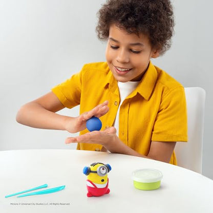HEY CLAY Minions - Colorful Modeling Air Dry Clay for Kids - Craft Kits for Kids Ages 4-8 - DYI Minion Toys (Full Set (6 Characters)) - style: Full Set (6 characters)