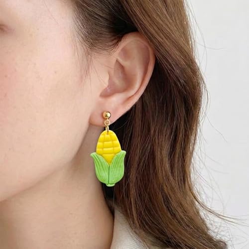 Xaekicr 13 Pcs Vegetable Polymer Clay Cutters - Miniature Food Shape Jewelry Making Tools for Earrings, Charms & DIY Crafts, Soft Clay Molds - color: 2G color