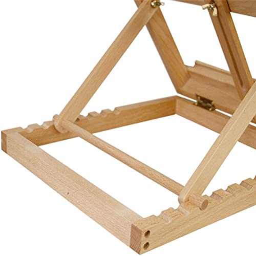 Wooden Easel Stand Adjustable Tabletop Sketch Accessories Studio H-Frame for Artist Painting Drawing Art Supplies