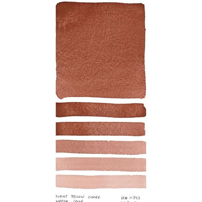 DANIEL SMITH Extra Fine Watercolor 15ml Paint Tube, Burnt Yellow Ochre - color: Burnt Yellow Ochre