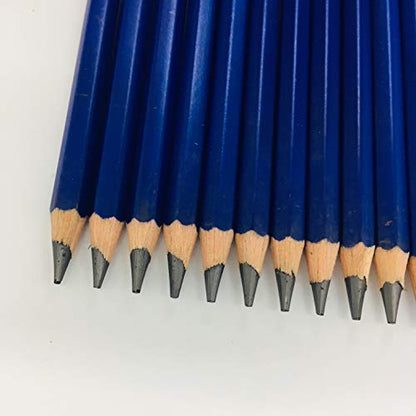 XDT#9B Drawing Pencils 24 Piece Set, Pro Art Graphite Sketching&Shading Supplies, Ideal For Kid Beginner Student Adults Artist - color: 9B 24 Pc Set