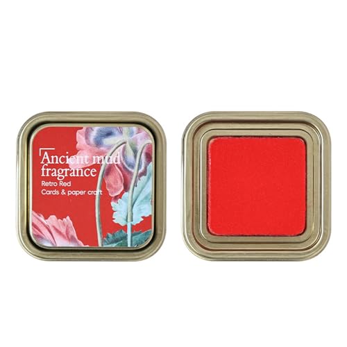 1Pc Oil Based Inks Pad Washable Craft Mat Stamp Assorted Color for Journaling Scrapbooking Traditional Color Crafting Oil Based Inking for Artist Enthusiasts
