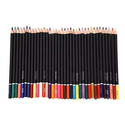 72 Pcs Professional Oil Colored Pencils Set Artist Painting Sketching Drawing