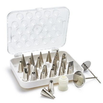 Ateco Cake Decorating Set, 29 Piece, Plastic, - size: #782 29 pc Decorating Tip Set