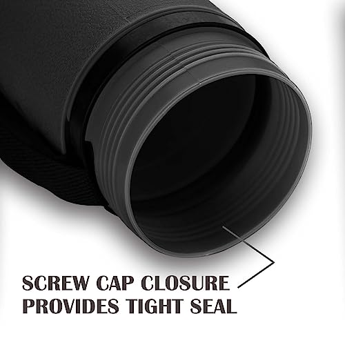 JJRING Black Poster Tube, 25" to 40" Extendable Poster Storage Holder Tube with Carrying Strap, Poster Carrying Case for Blueprints, Scrolls, Maps and Architect Papers - color: Black