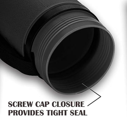JJRING Black Poster Tube, 25" to 40" Extendable Poster Storage Holder Tube with Carrying Strap, Poster Carrying Case for Blueprints, Scrolls, Maps and Architect Papers - color: Black