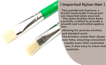Kids Paint Brushes Set, 16 Pack Non-Toxic Washable Tempera Brushes for Children Ages 3-8, Perfect for Preschool Art & Acrylic Painting - size: 16PCS