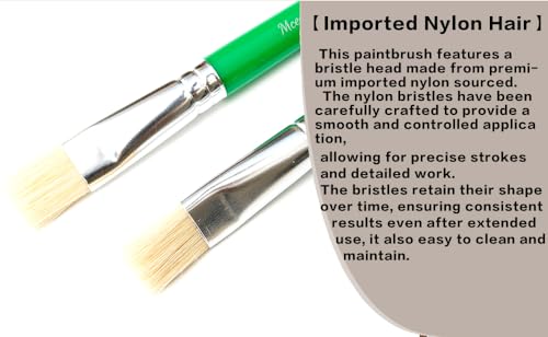Kids Paint Brushes Set, 28 Pack Non-Toxic Washable Round & Flat Art Brushes for Children Ages 3-8, Ideal for Classroom & Party Activities - size: 28PCS