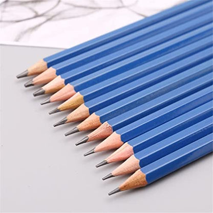 BFGRDDW 24pcs Professional Sketching Drawing Art Tool Kit Graphite Charcoal Pencils Eraser Craft Painting Set