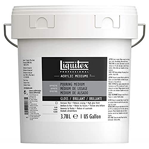 Liquitex Professional Effects Medium, 3.78L (1-Gallon), Gloss Pouring Medium - color: Gloss, style: Gallon