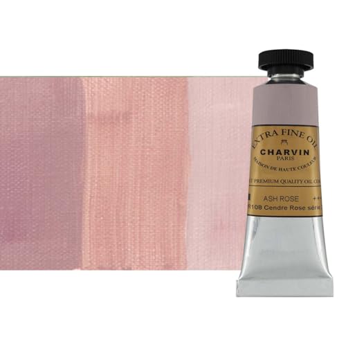 Charvin Extra Fine Oil Paint, Ash Rose 20 mL - Triple-Milled, Rich Texture, Poppy Oil-Based, Light-Fast, Handmade, Archival Quality - color: Ash Rose, size: 0.68 Fl Oz (Pack of 1)