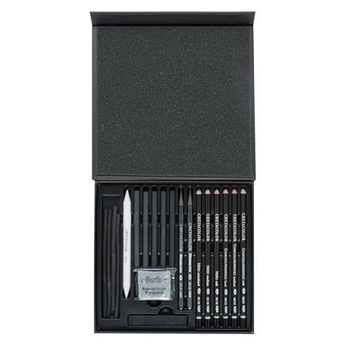 Cretacolor Black Box Drawing 20-Piece Set