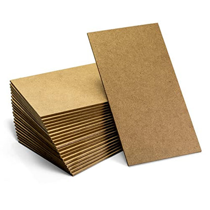 Officemate 5”x9” MDF Board for Crafts, Medium Density Fiberboard, Board 1/8 Inch Thick, Hardwood Board 20PK (83154),Brown - size: ‎9 x 5 x 0.99 inches