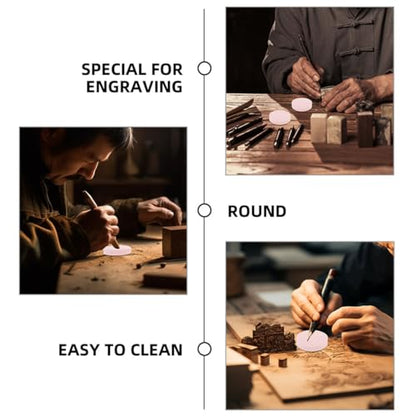 DECORNIJIA 6pcs Rubber Carving Blocks for Stamps Easy to Engrave Material for Home and School Crafting
