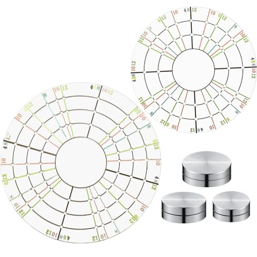 Wonderjune 5 Pcs Ceramic Pottery Trimming Spinner Tools Set 4.72 in/3.54 in Rotary Disc Pottery Wheel Trimmer Tool Clay Tools with 3 Size Metal Pottery Throwing Wheel for Pottery Clay Artist