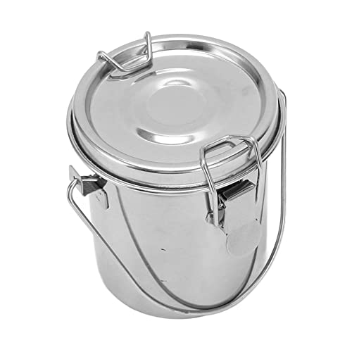 Artist Brush Cleaning Bucket with Stainless Steel Strainer, Leakproof Portable Handle for Watercolor Acrylic Oil Painting