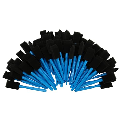 96pcs 1" Foam Brush Value Pack with high Density Foam